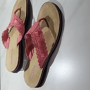 MINNETONKA BARBIECORE FLIP FLOPS FLATS SANDALS THONGD SLIDES OPEN TOE SHOES 10M